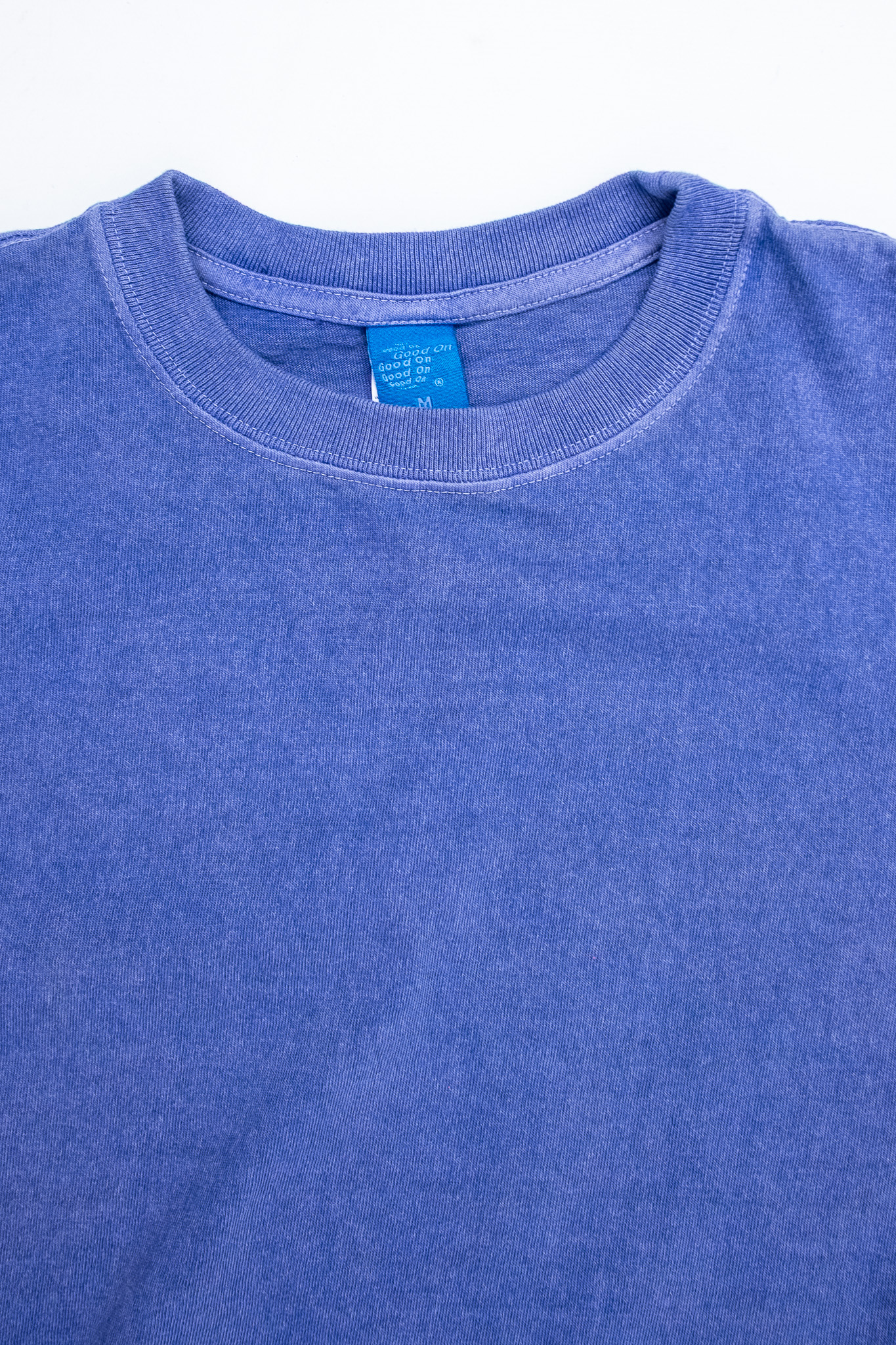 Good On - S/S Crewneck Tee Pigment Light Purple - 3