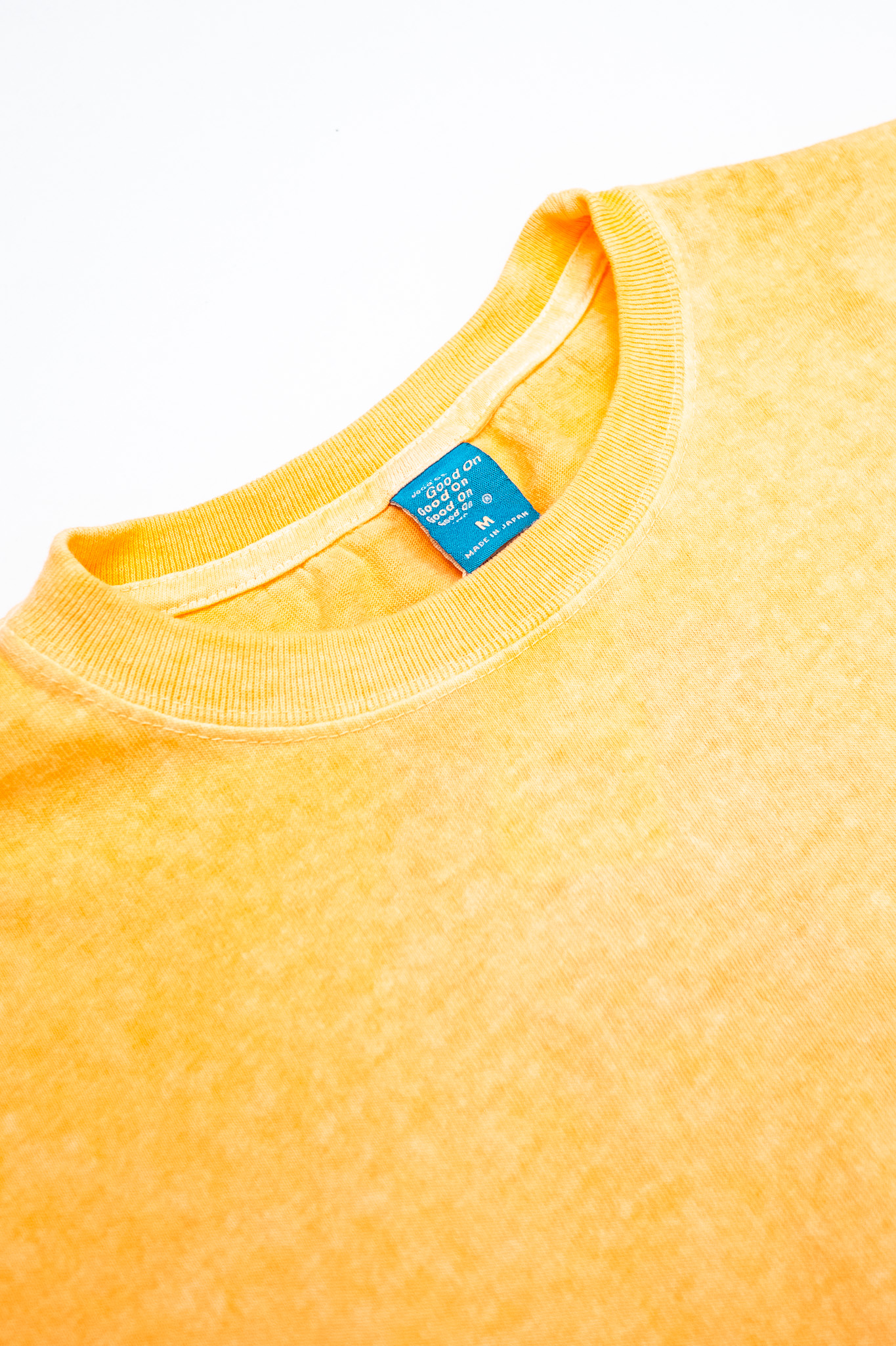 Good On - S/S Crewneck Tee Pigment Citrus - 3