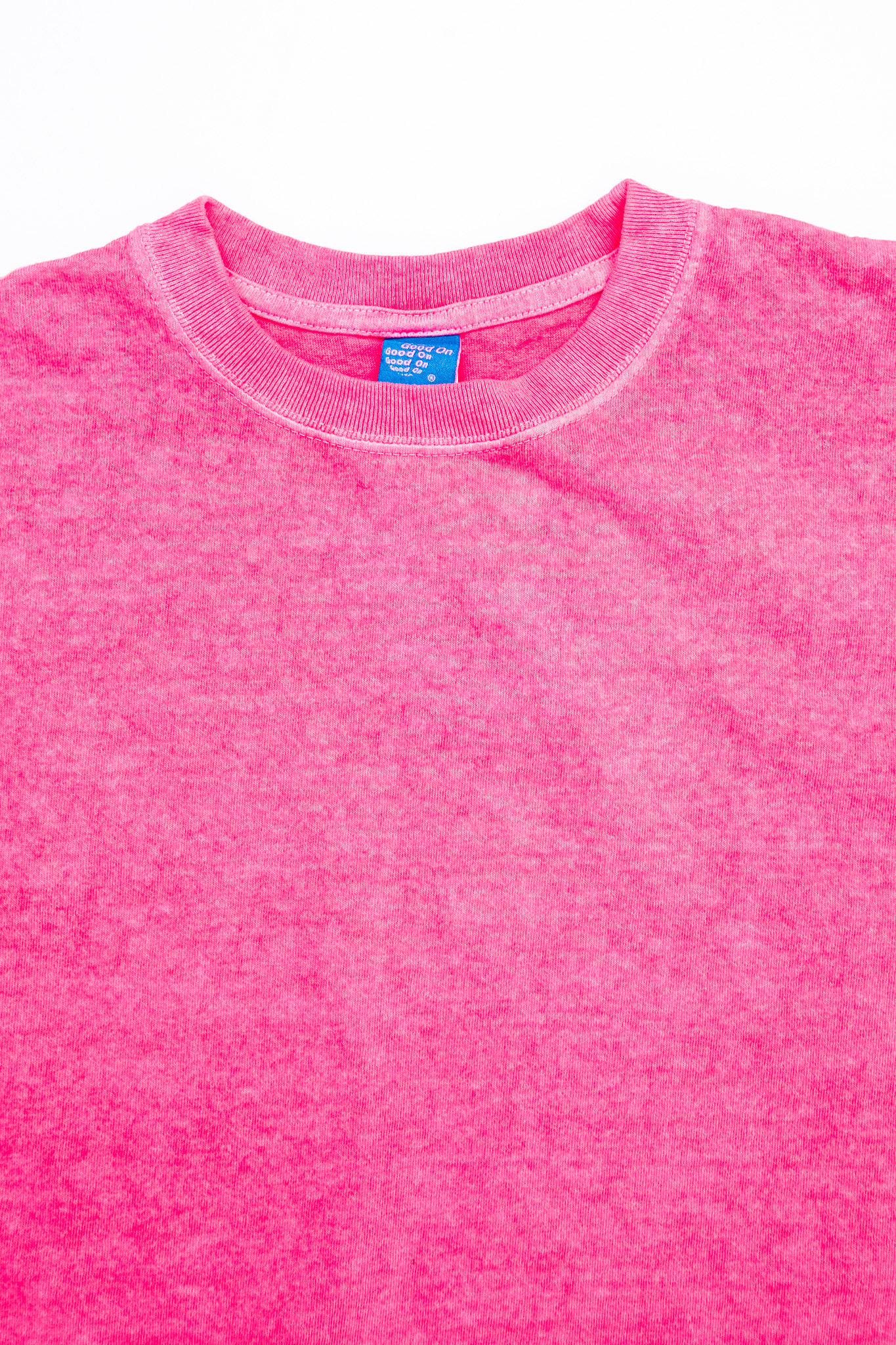 Good On - S/S Crewneck Tee Pigment Cherry - 4