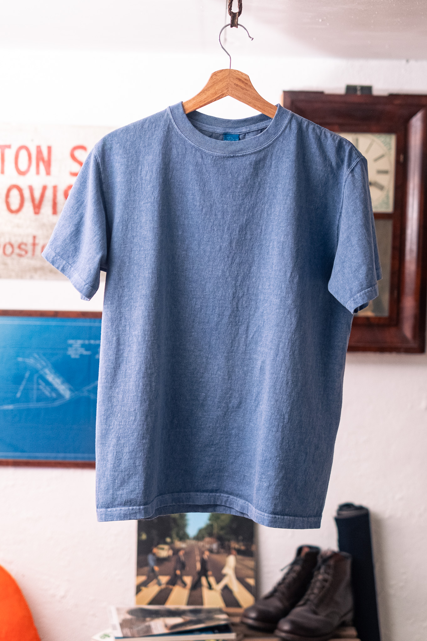 Good On - S/S Crewneck Tee Pigment Ajisai