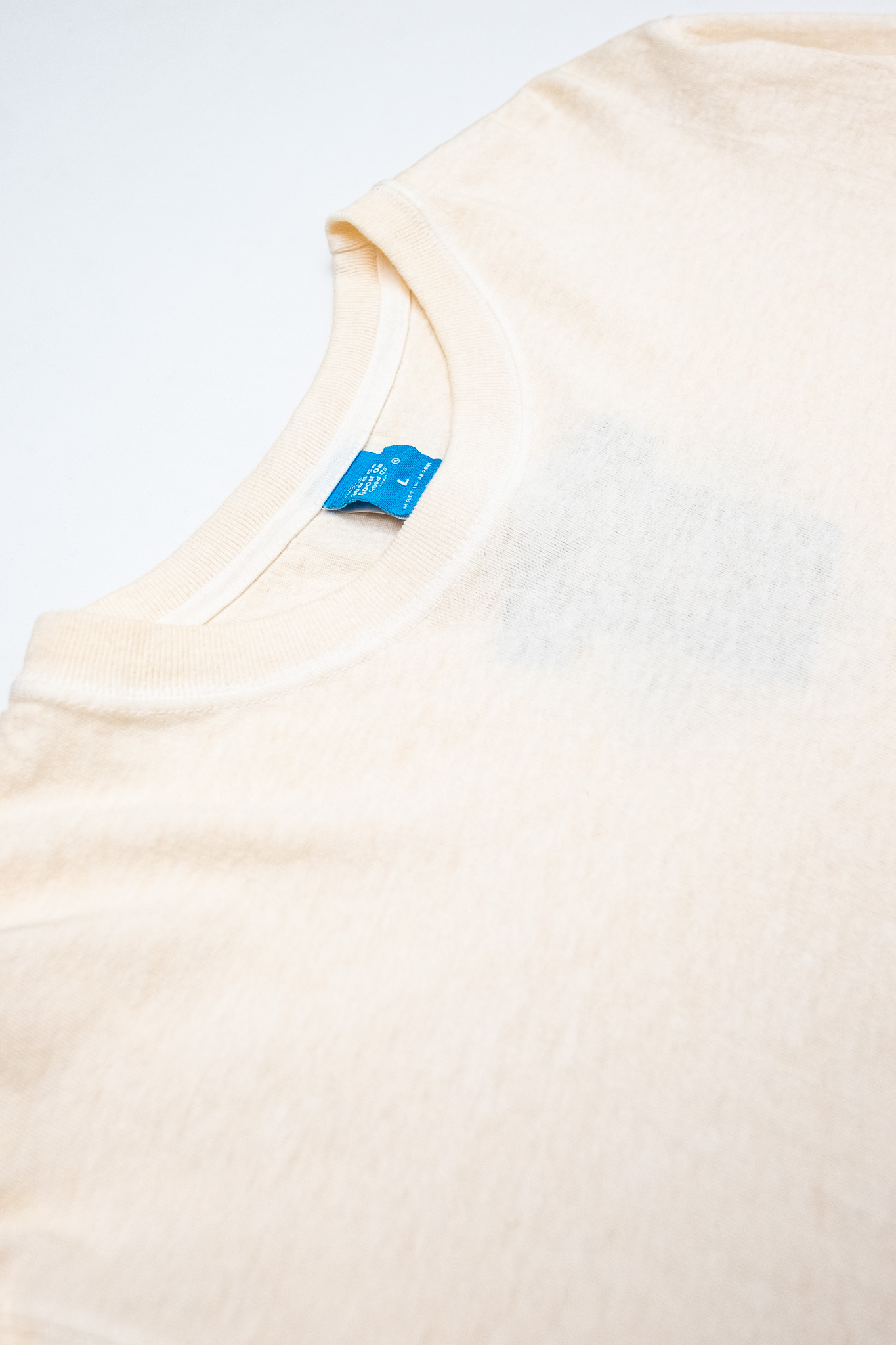 Good On - L/S Crewneck Tee Pigment Natural - 4