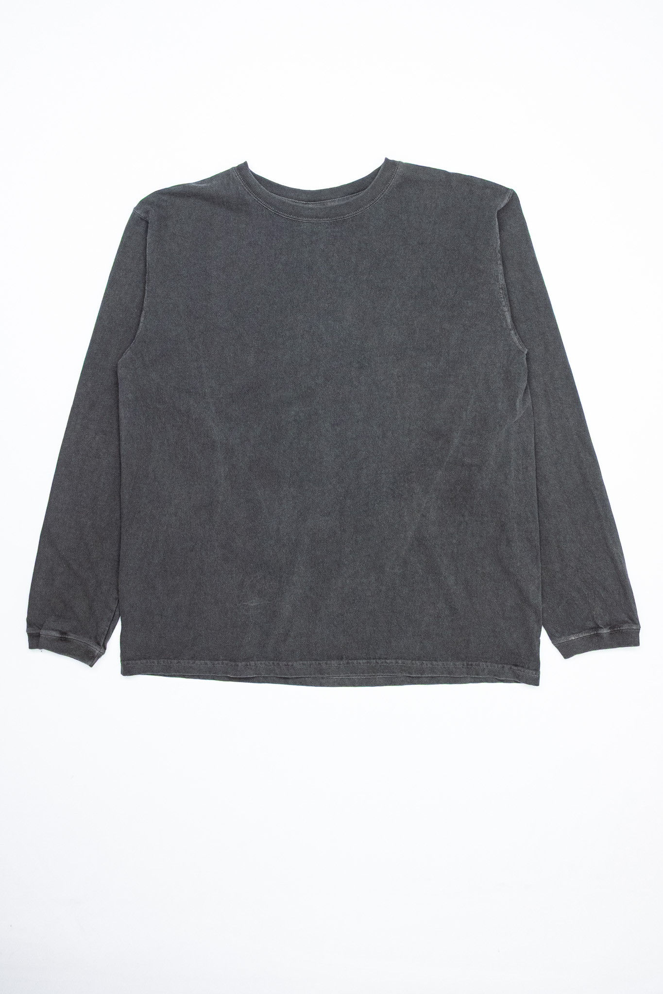 Good On - L/S Crewneck Tee Pigment Black - 2