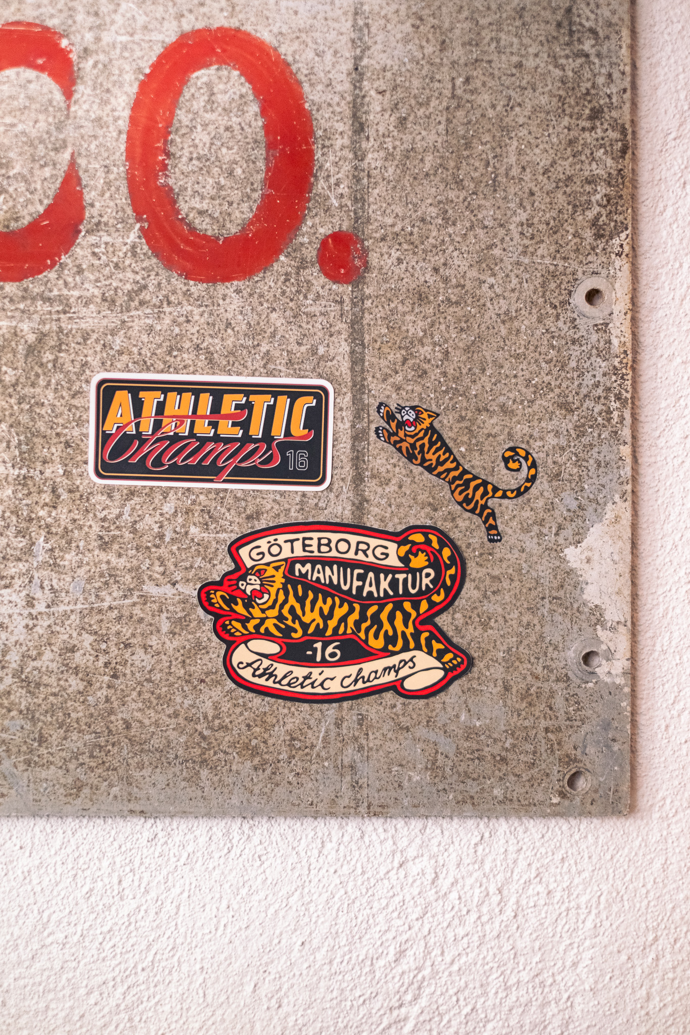 Göteborg Manufaktur - Athletic Champs Sticker 3-Pack
