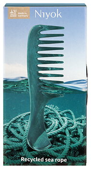Niyok Handle Comb Small Recycled Sea Rope
