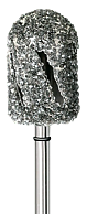 Busch DiaTWISTER Hud- och nagelfräs, cylinder avrundad, diamant, supergrov, Ø 11,5 mm, DT5880 115 (1 st)