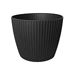 Blomkruka Stripes, Ø 13,5 cm, Svart