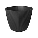 Blomkruka Stripes, Ø 21 cm, Svart