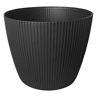 Blomkruka Stripes, Ø 30 cm, Svart