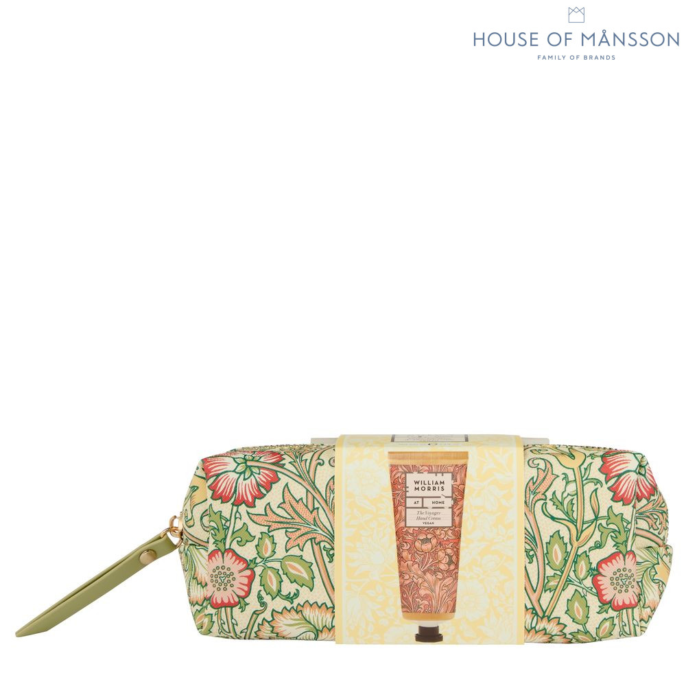 William Morris Make Up Bag With Hand Cream  100ml The Voyager - 2