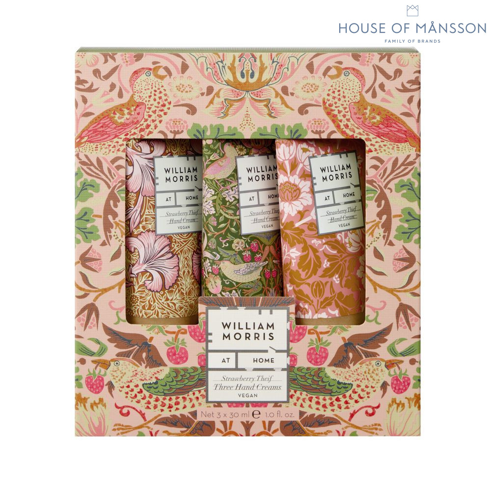 William Morris Hand Cream Collection 3x 30 ml The Voyager