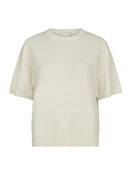 Neo Noir Missy Knit Tee, Creme