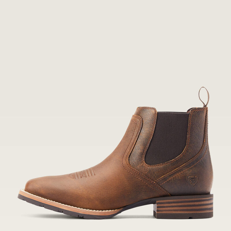 MNS Hybrid Low Boy Wide Square Toe Chelsea Boot - 3