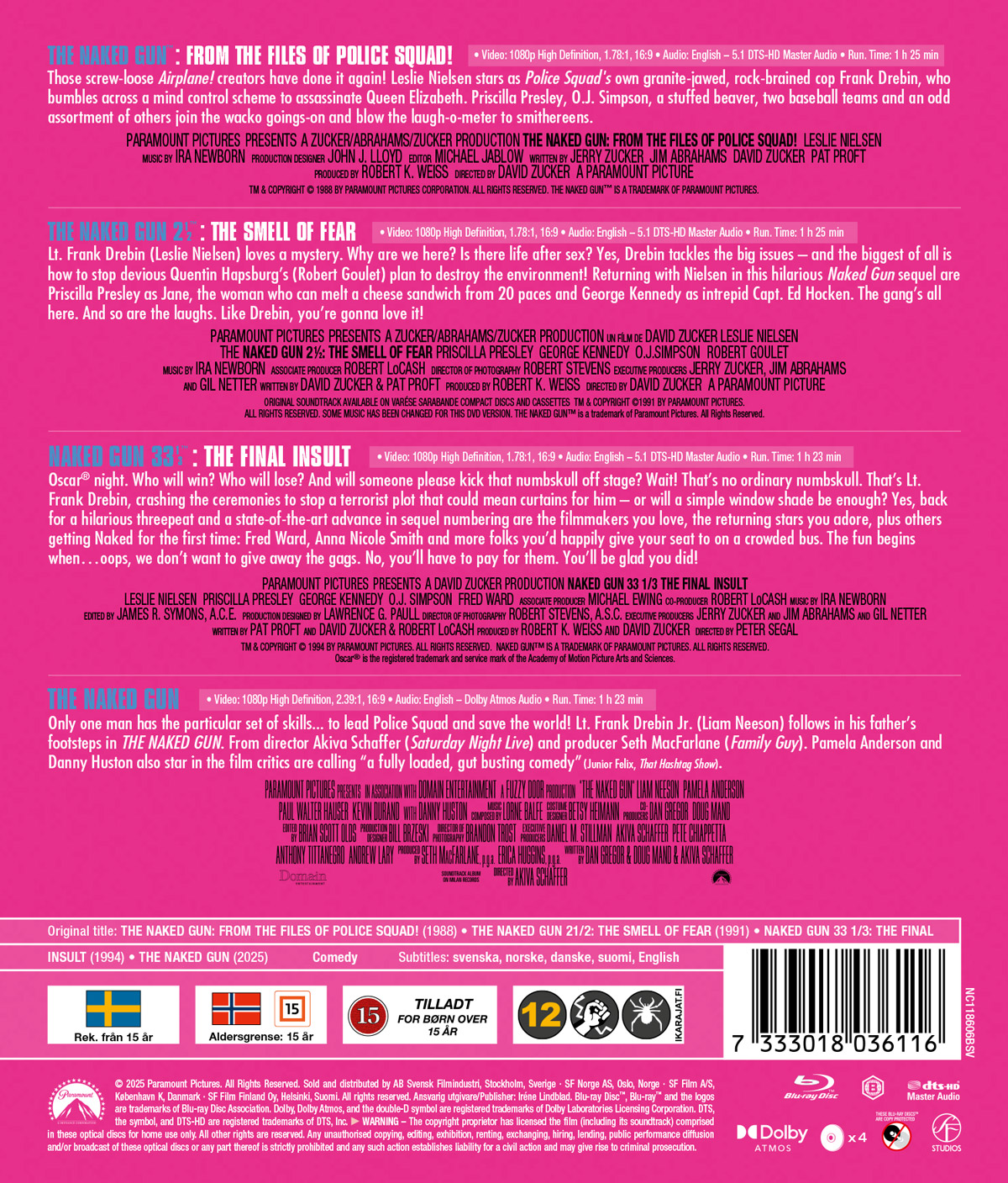 The Naked Gun - 4 Movie Collection(Blu-ray) - 2