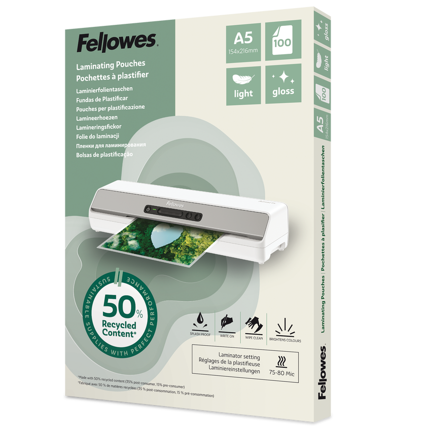 Laminat Recycled A5 blank 100f