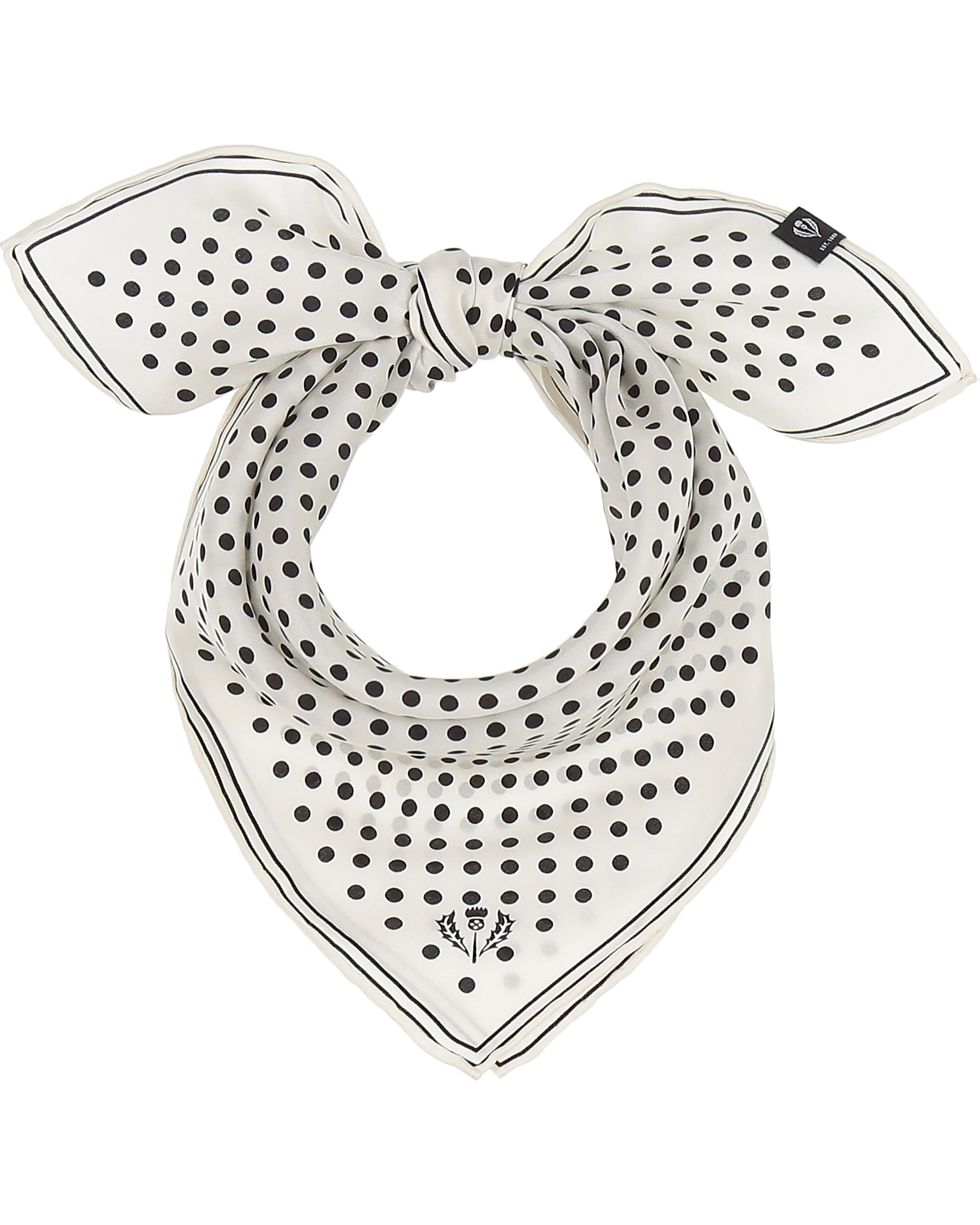 Prickig sidenscarf 51x51cm  säljs på Hospitalsgatan - 4
