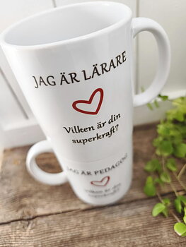 Mugg - Jag är lärare ❤...