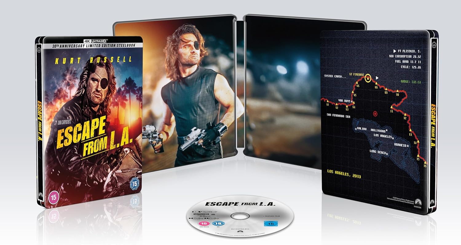 Escape From L.A. (Limited Edition Steelbook) (ej svensk text) (4 K Ultra HD) - 3