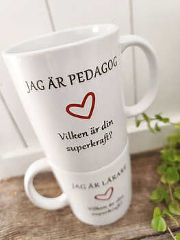 Mugg - Jag är pedagog ❤...
