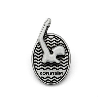 Artistic swimming Pin 1 Silver