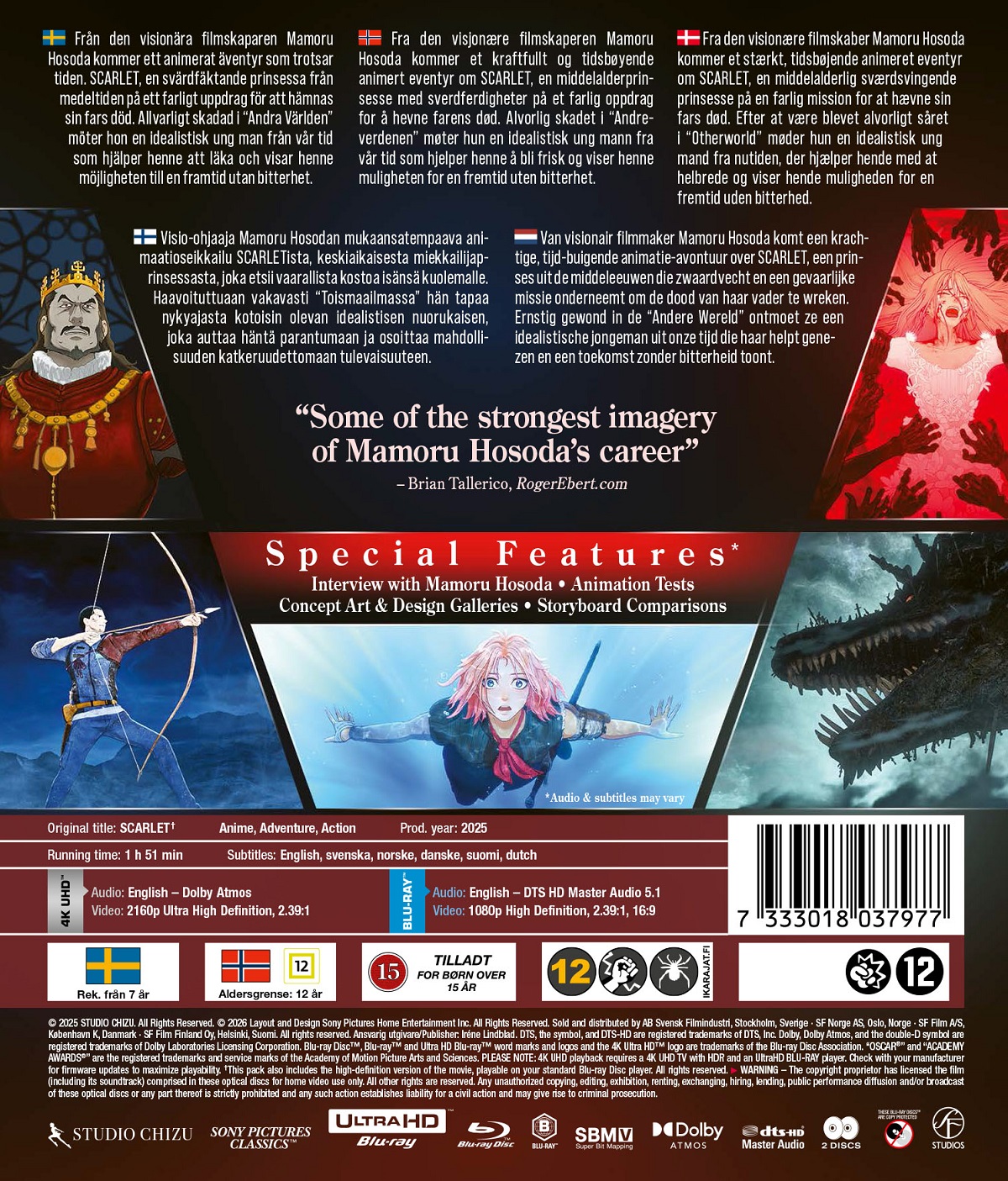 Scarlet (4K Ultra HD + Blu-ray) - 2