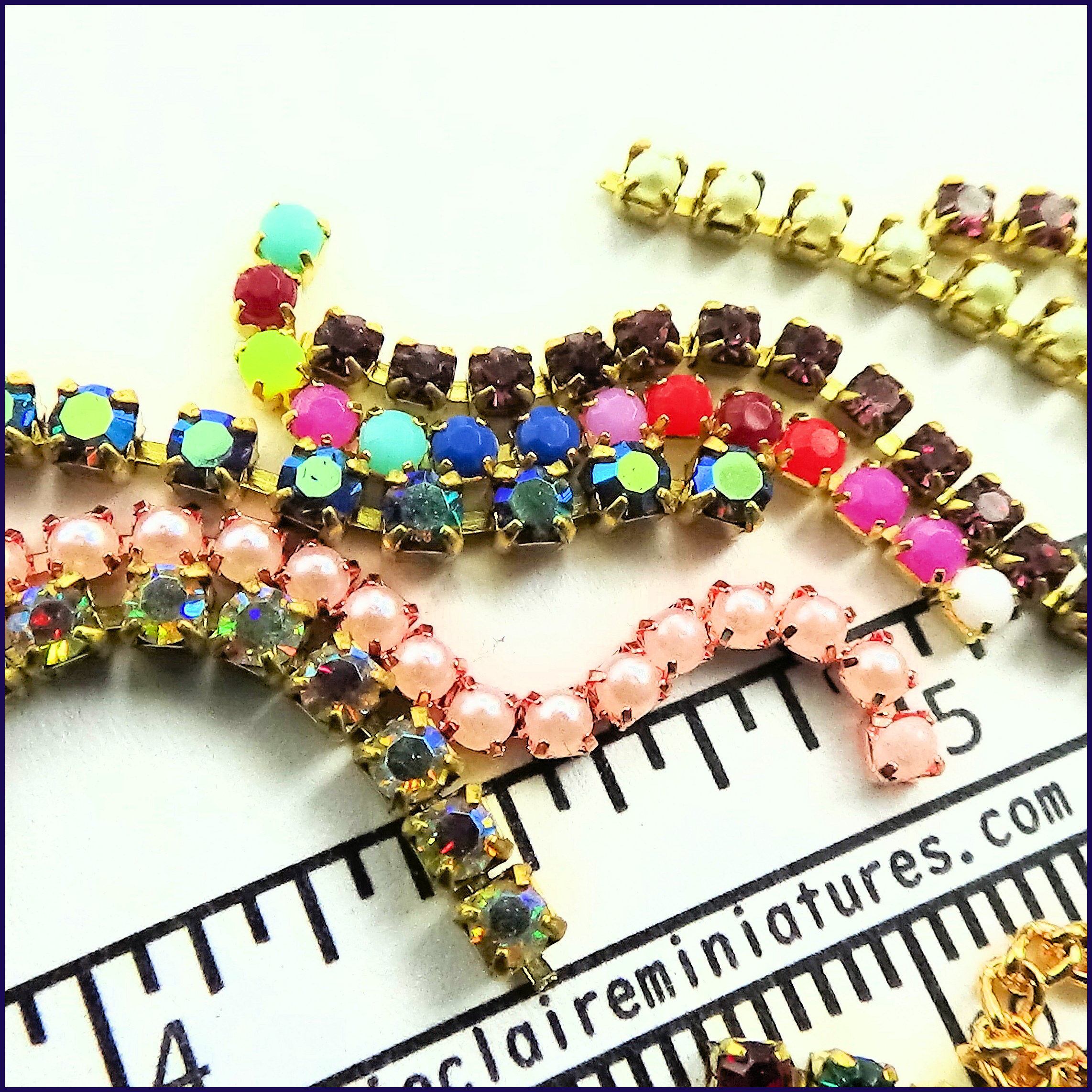 Necklace kit - 10 chains - kit from Valerie Claire Miniatures