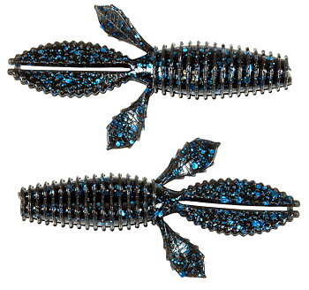 ZMAN TRD BugZ™ - Black/Blue - 6Pack