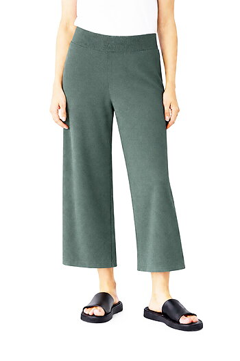Movesgood - Athena Trousers Ankle Soft Khaki