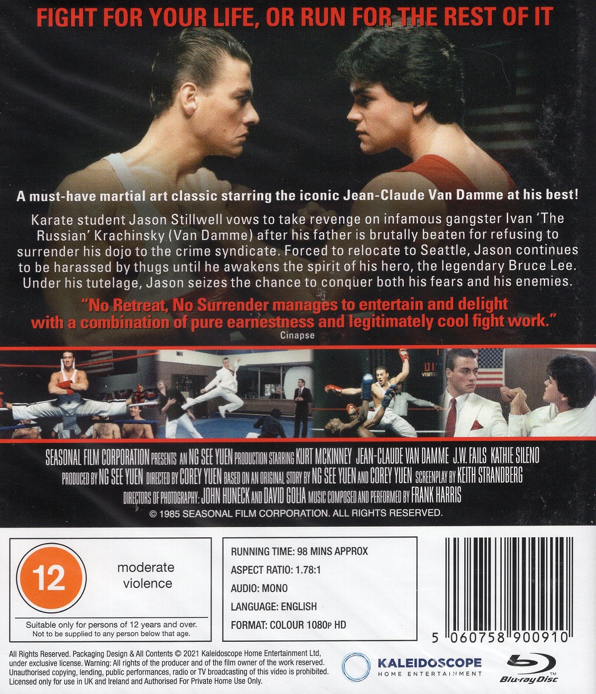 No Retreat No Surrender (ej svensk text) (Blu-ray) - 2