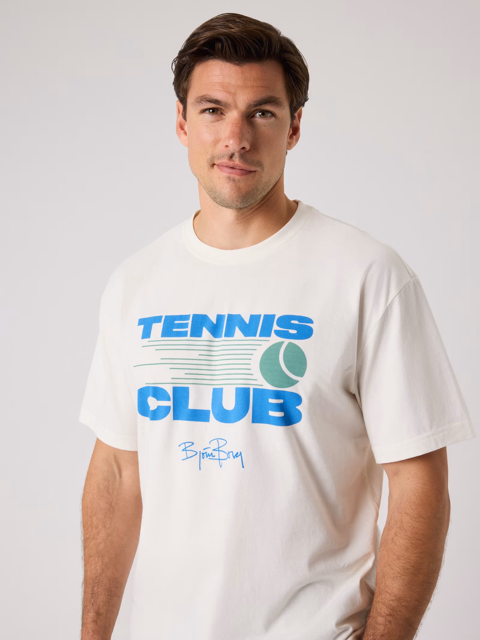 Björn Borg - Classic Print T-Shirt - Tofu - 3