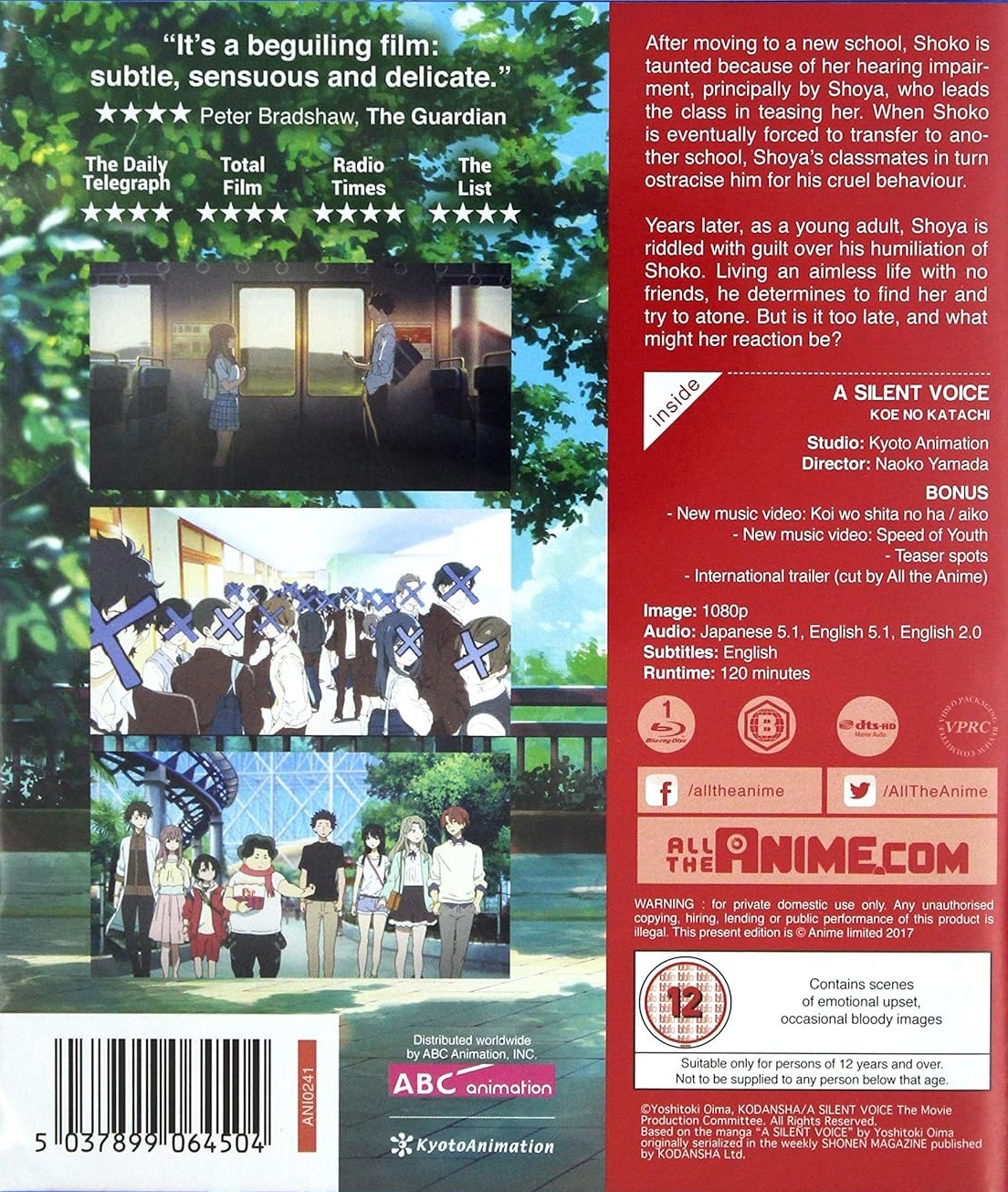 A Silent Voice (ej svensk text) (Blu-ray) - 2