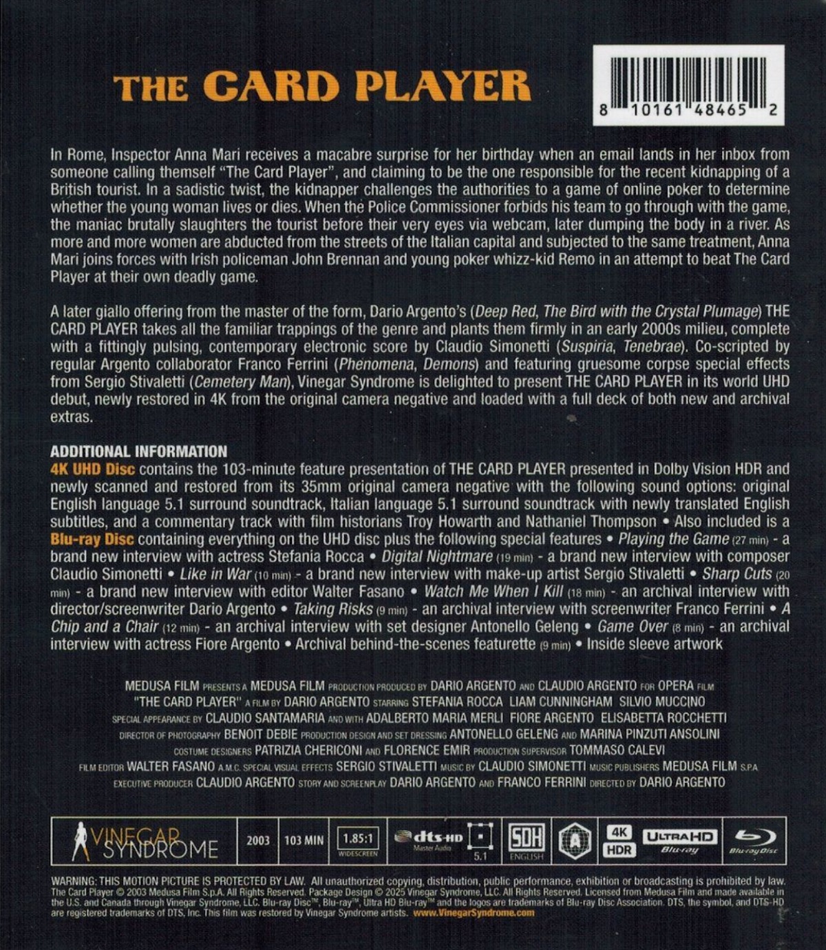 The Card Player (ej svensk text) (4K Ultra HD + Blu-ray) - 2