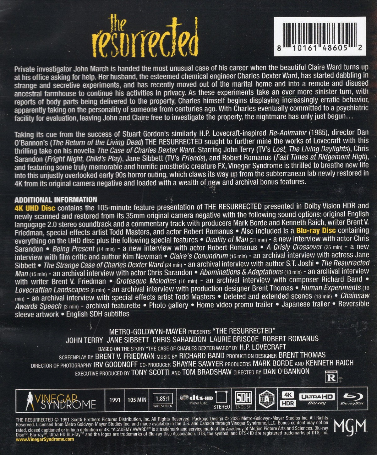 The Resurrected (ej svensk text) (4K Ultra HD + Blu-ray) - 2
