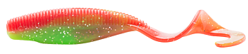 ZMAN STREAKZ Curly Tailz 4inch / 10cm - Color: Nuked Chicken Glow - 5 Pack