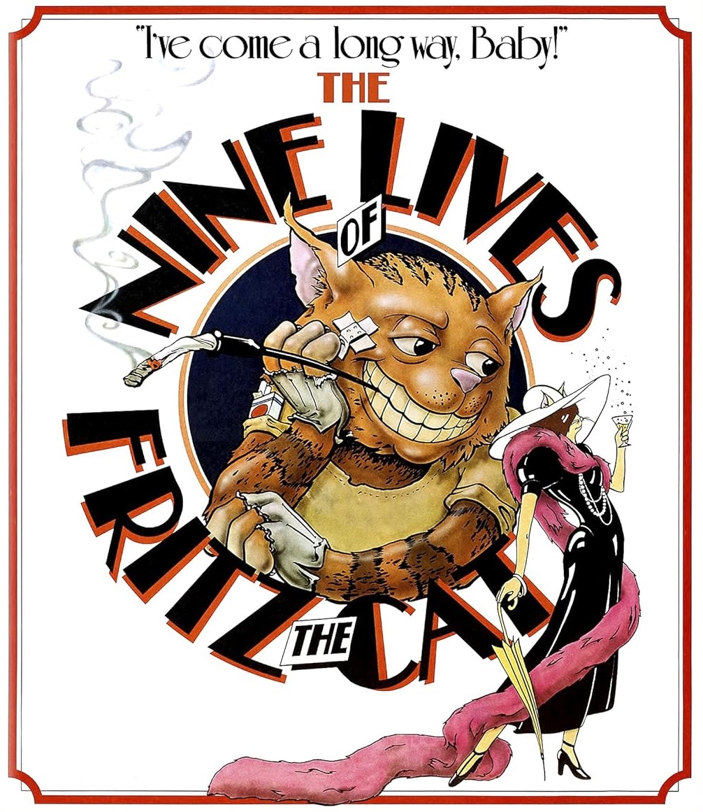 Nine Lifes of Fritz the Cat (ej svensk text) (Blu-ray)