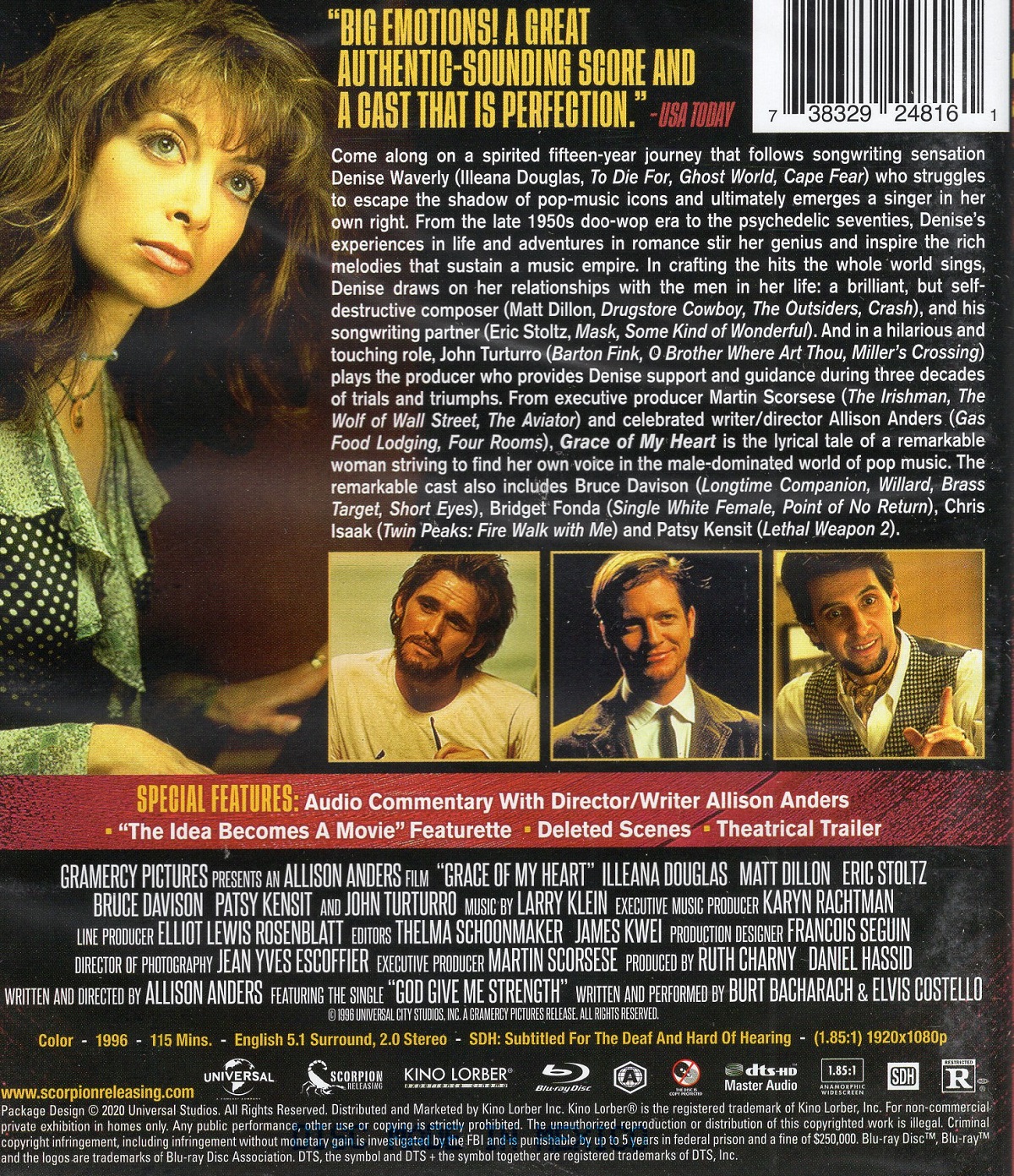 Grace of My Heart (ej svensk text) (Blu-ray) - 2
