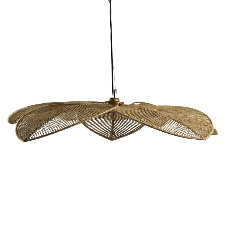 Taklampa Blomma Jute