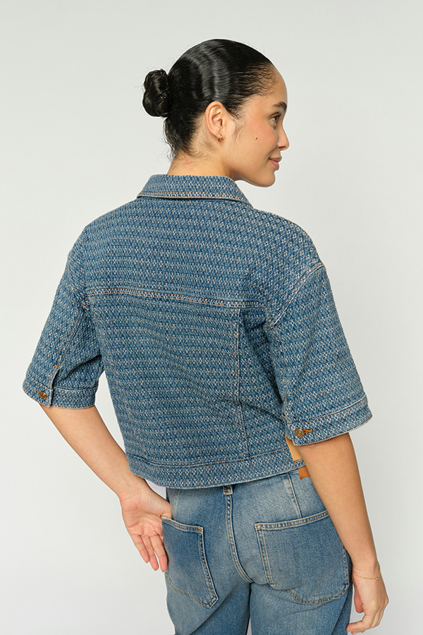 Mos Mosh -  MMEbba Bobble Jacket Blue - 2