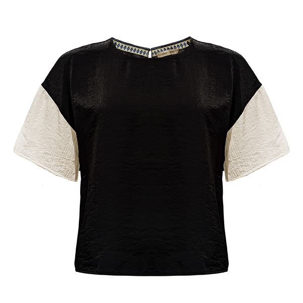 Costamani - Prato Blouse Black Whisper - 2