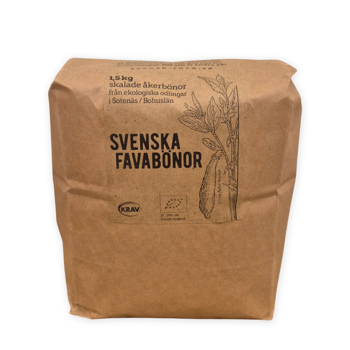 Favaböna KRAV 1,5 kg, Svensk Fava