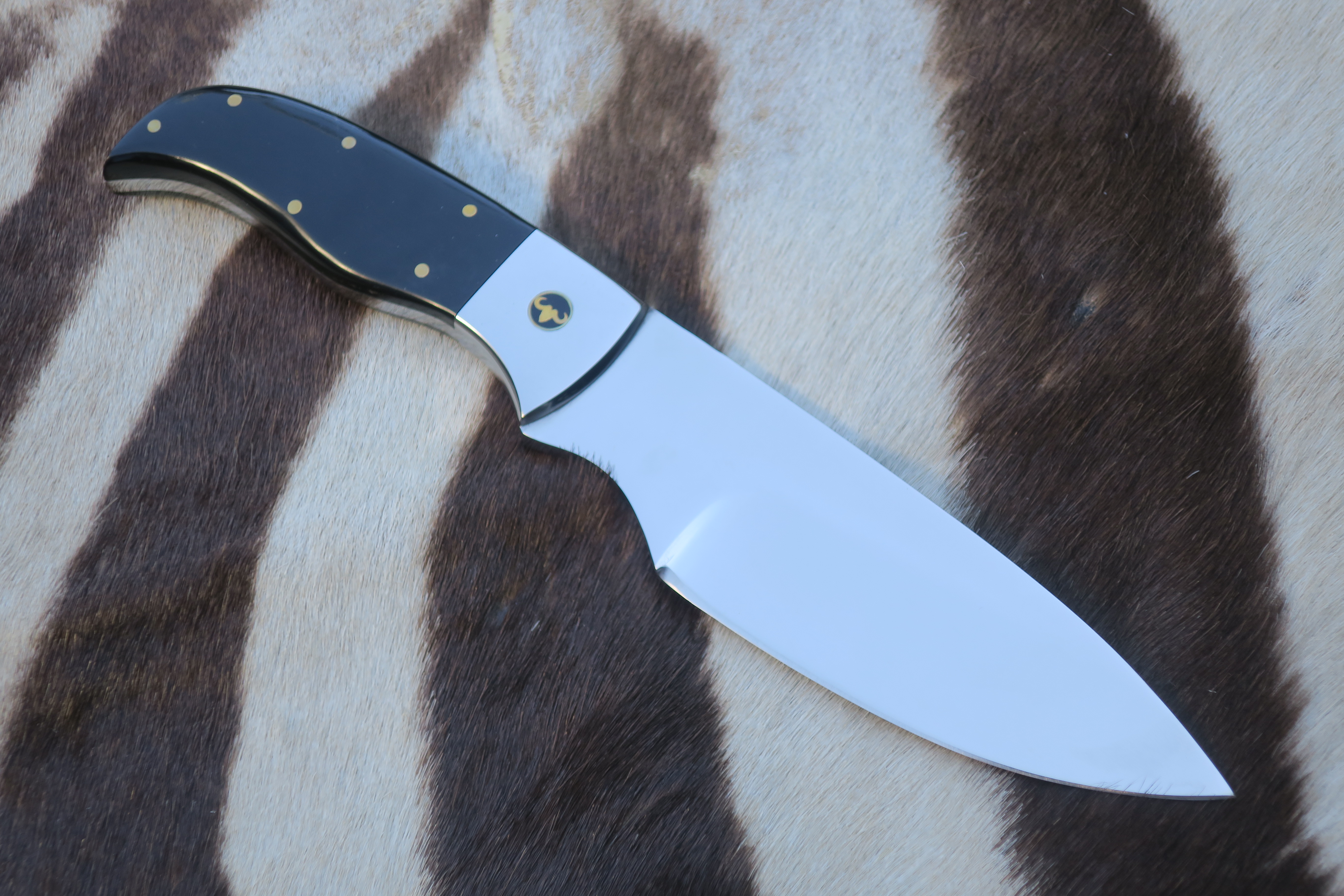 PRISSÄNKT - Hyena Skinner - Cape Buffalo Horn - Skinner/Utility knife - 4