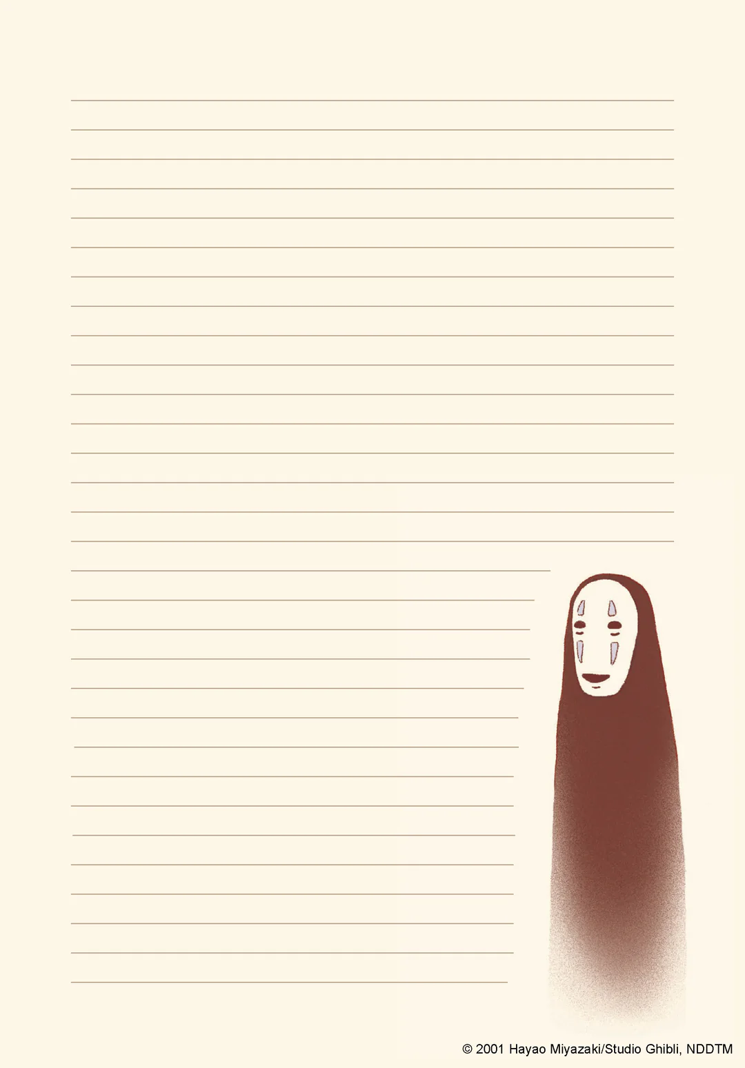 Studio Ghibli Spirited Away Stationery Set - 8