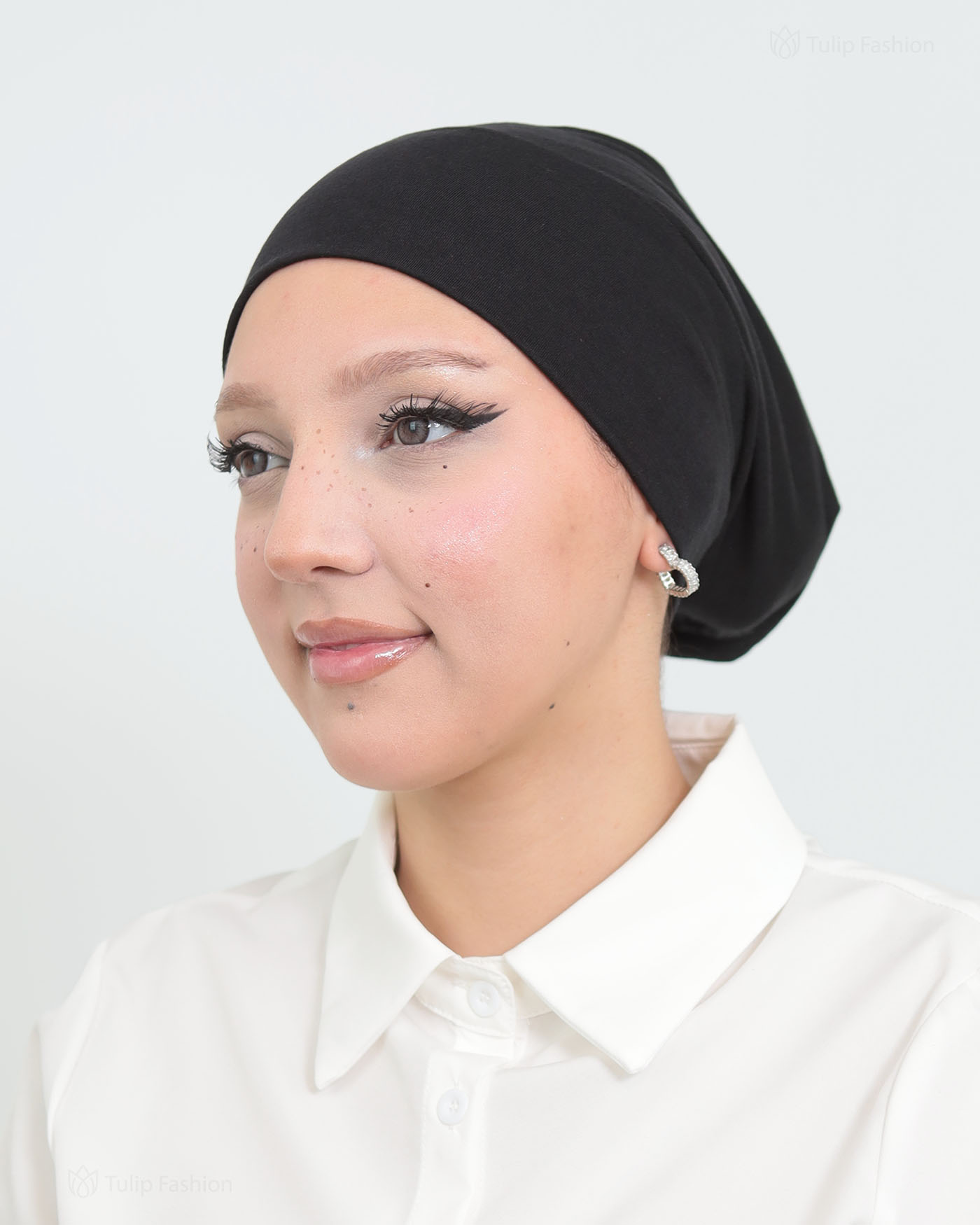 Cap - Stretch Jersey - Black
