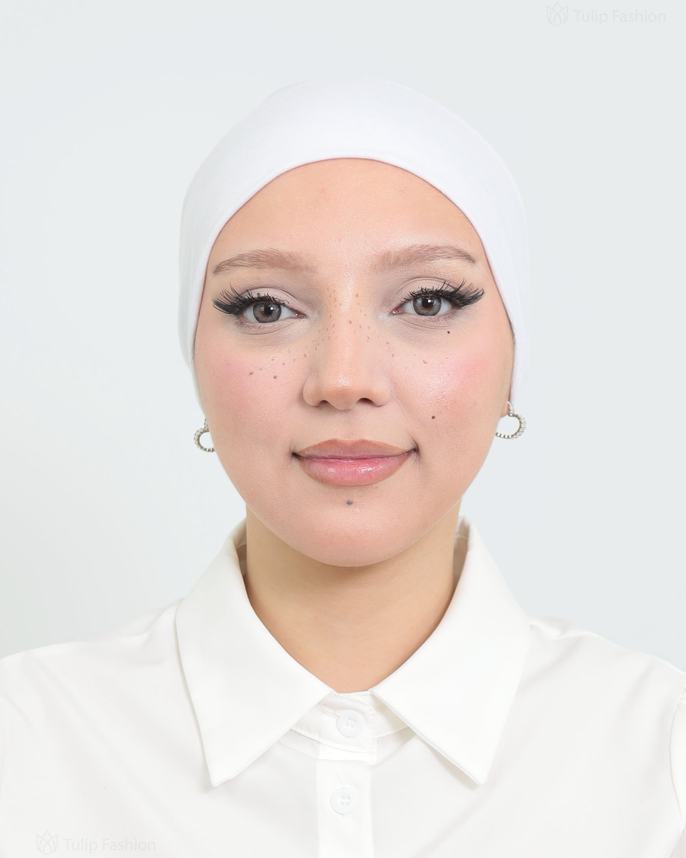 Cap - Stretch Jersey - White - 2