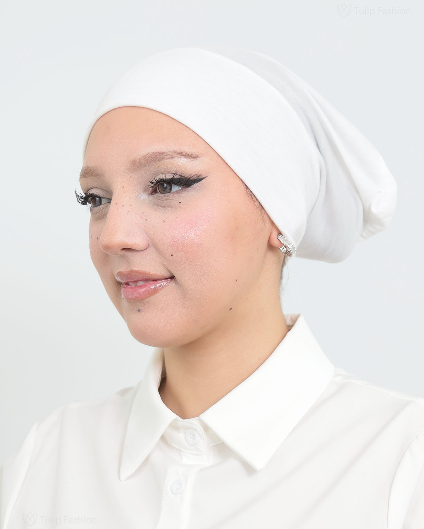 Cap - Stretch Jersey - Off-White