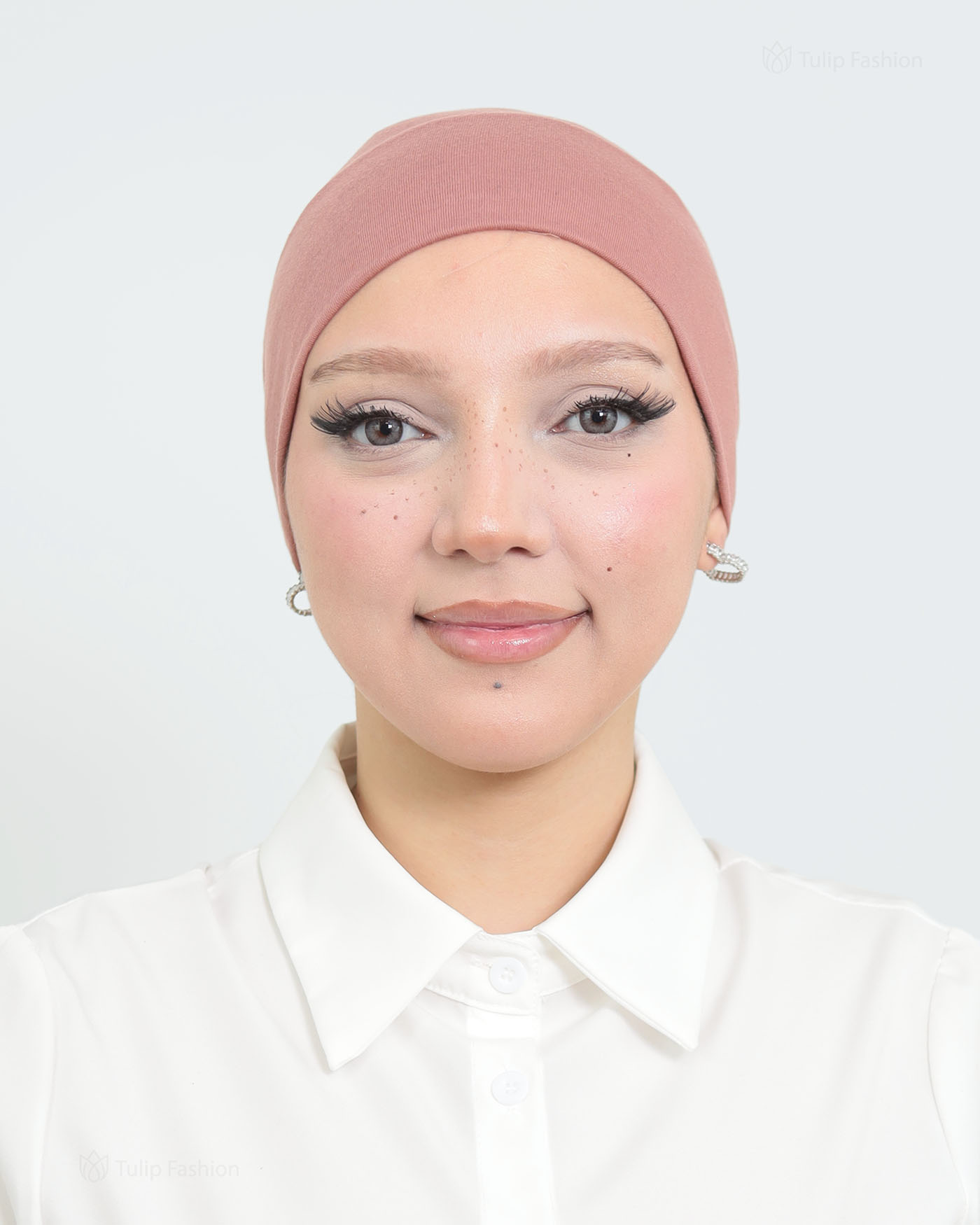 Cap - Stretch Jersey - Dark Pink - 2