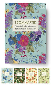 I sommartid : Virginia Woolf, Anton Tjechov, Guy de Maupassant och Katherine Mansfield  - 4 stycken noveller i en liten ask