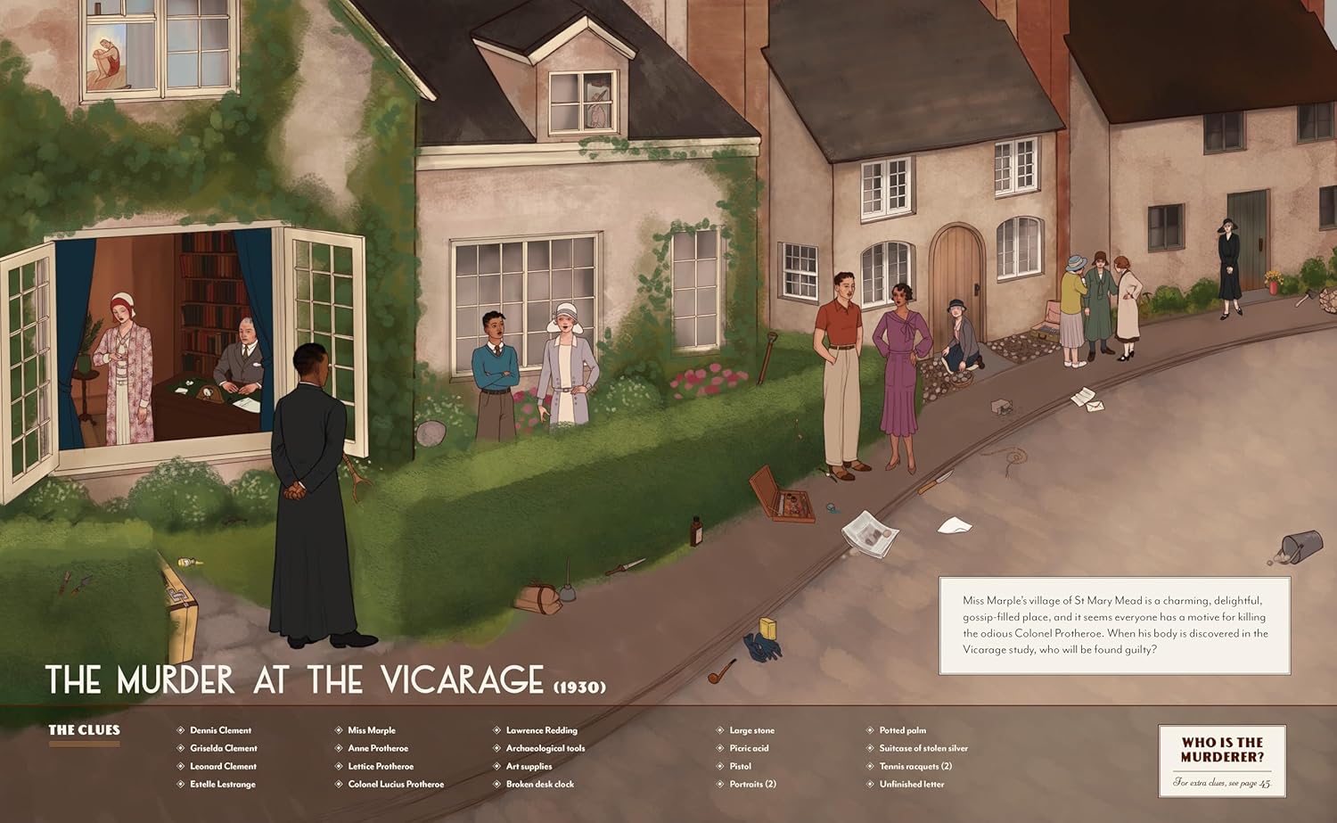 Agatha Christie Seek-and-Find :  Find Clues and Criminals in 20 Classic Mysteries! - 5