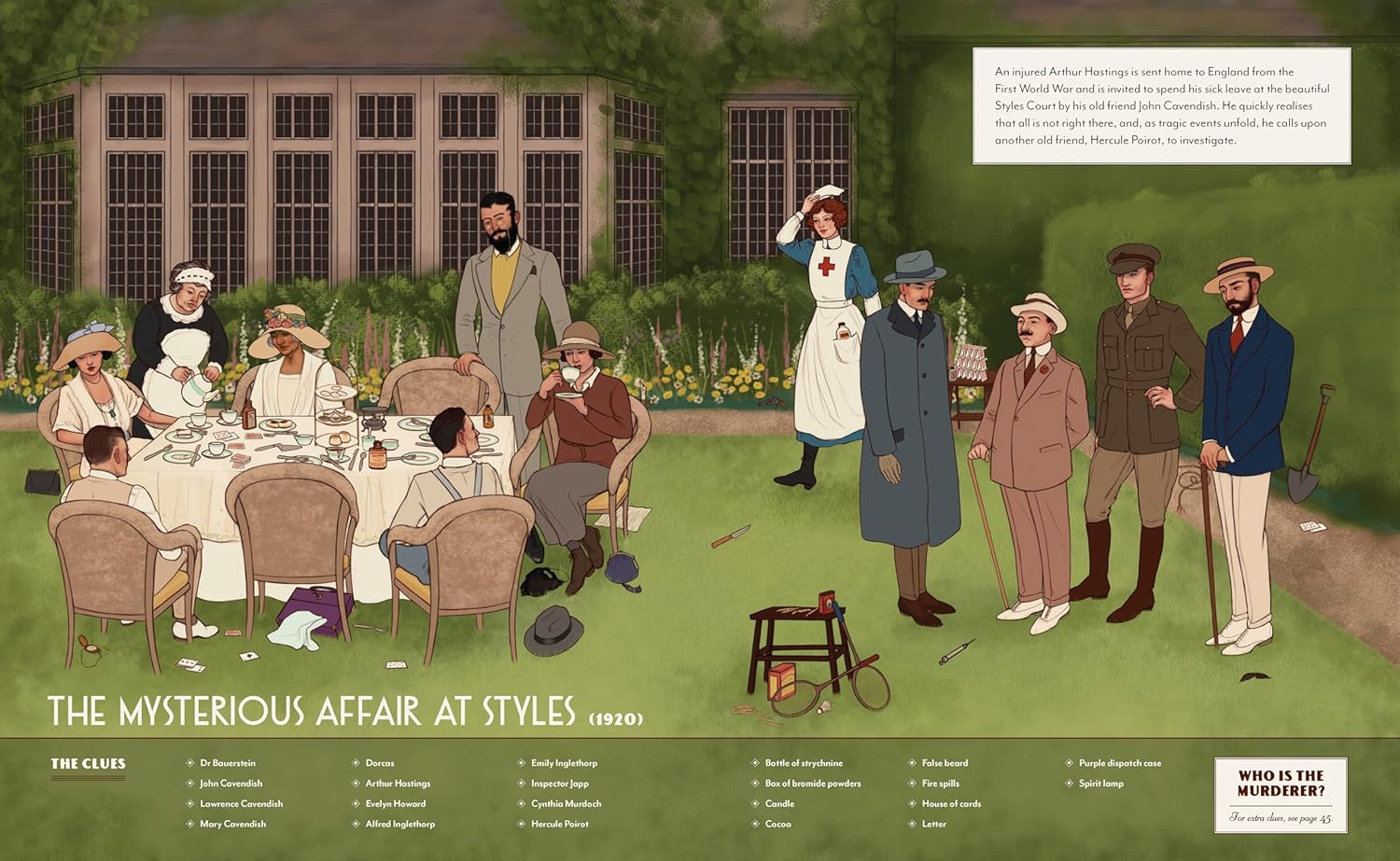 Agatha Christie Seek-and-Find :  Find Clues and Criminals in 20 Classic Mysteries! - 3