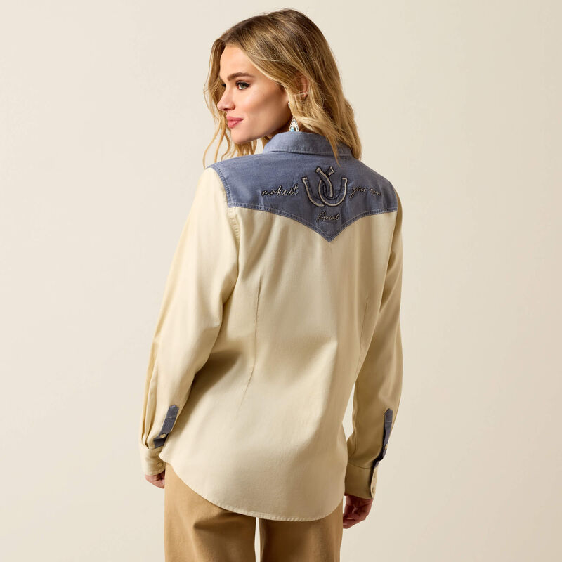 Horseshoe western snap shirt - 3
