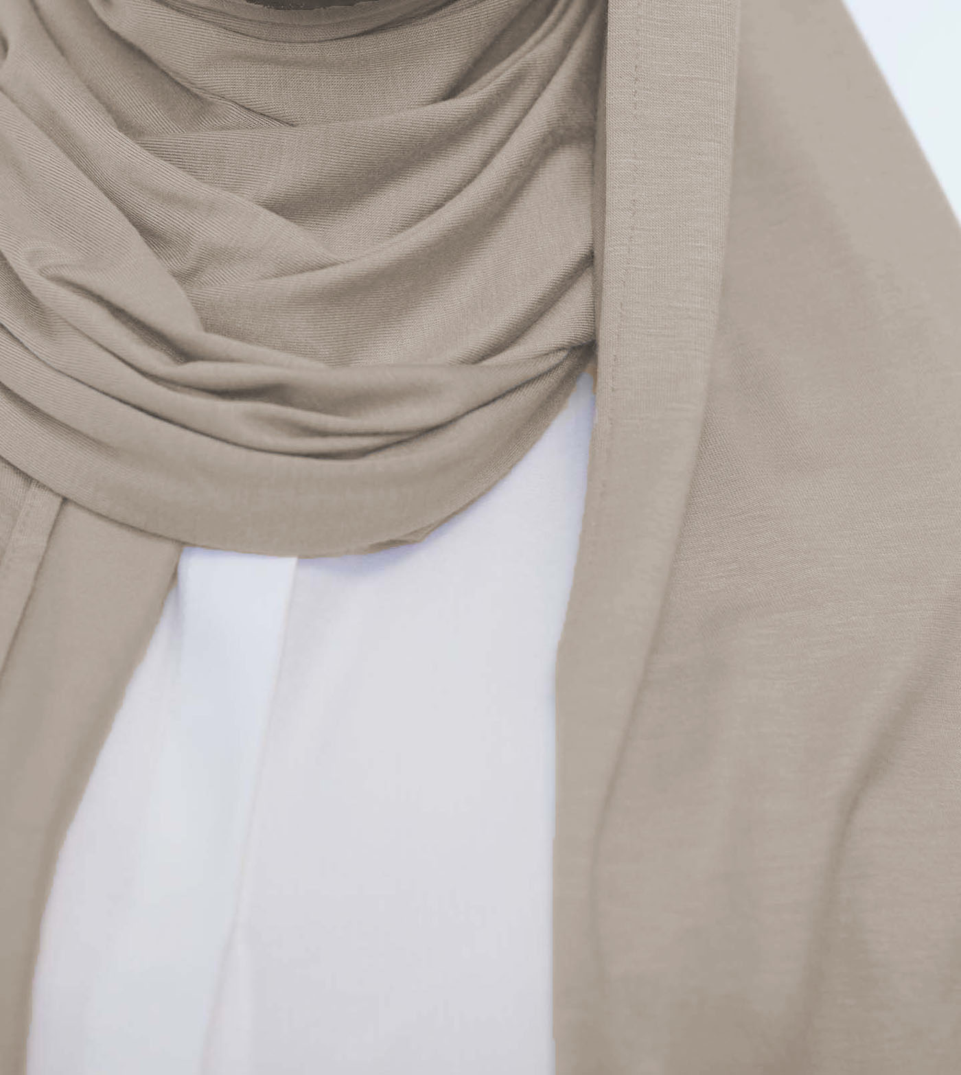 Premium Jersey Hijab - Camel Beige - 2